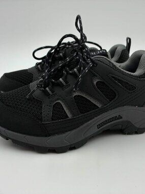 Merrell Hiking Shoes Black Youth Size 12